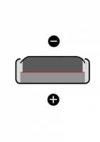 Een typische lithium-ion batterij / Bron: J0hann, Openclipart